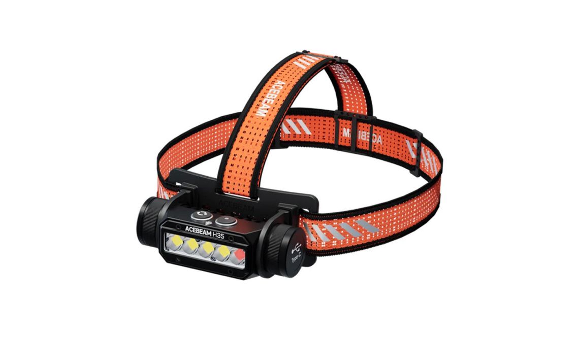 AceBeam H35 Dual-light Industrial Grade Metal Headlamp