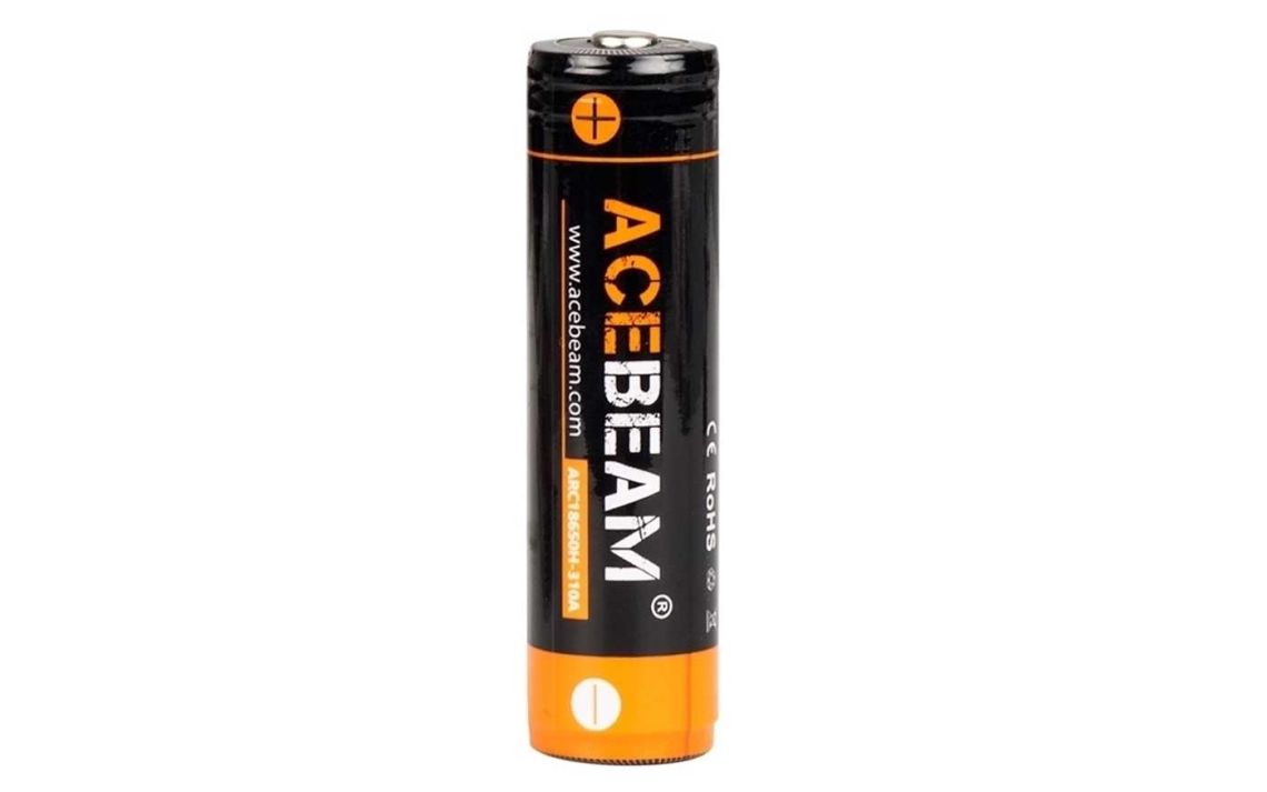 AceBeam 3100mAh IMR 18650 rechargeable Li-ion battery