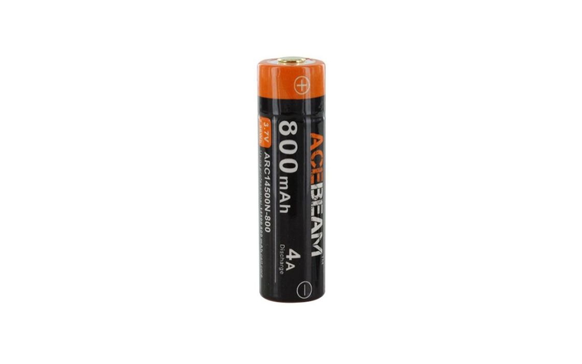AceBeam ARC14500N-800 Micro USB rechargeable 800mAh 14500 Li-ion battery