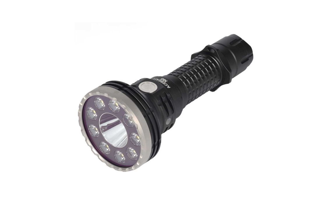 AceBeam X10 Compact 7000 lumen spot and flood output LED torch