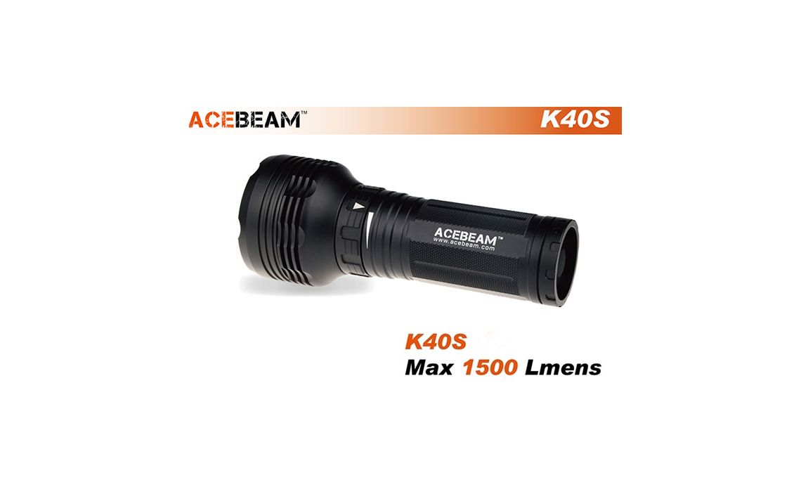 AceBeam K40S XP-L HI 1500 lumen 1030m LED torch