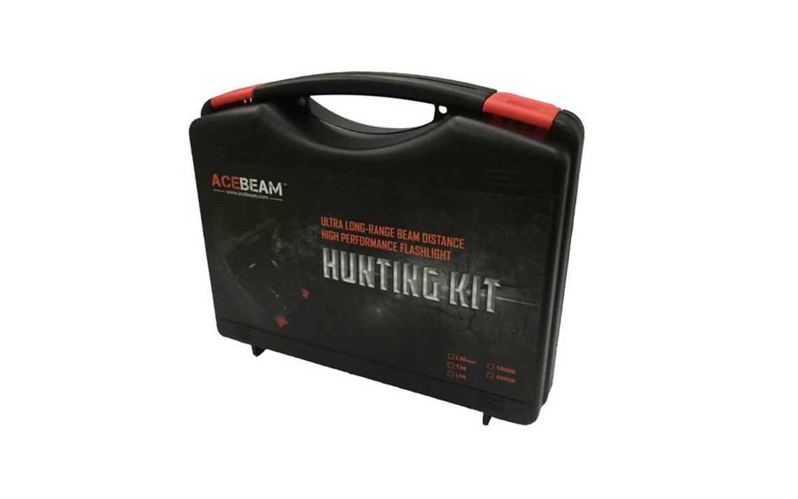 AceBeam L16 2000 lumen 603m rechargeable hunting kit