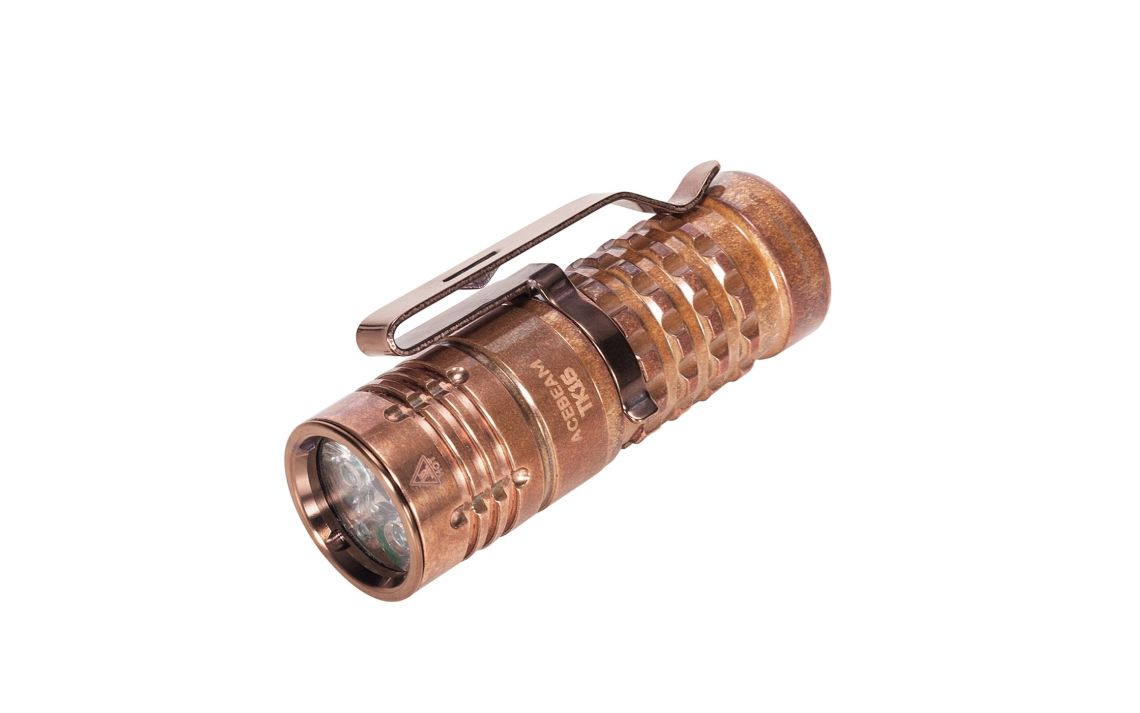 AceBeam TK16 Copper compact 1800 lumen EDC torch